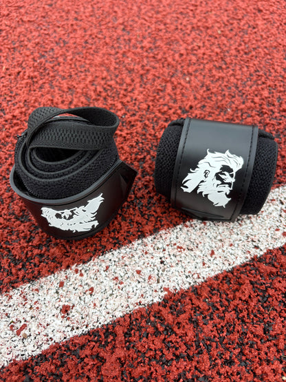 Zeus Athletics Havy Duty Wrist Wraps - Black