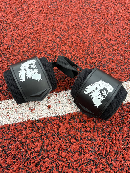 Zeus Athletics Havy Duty Wrist Wraps - Black