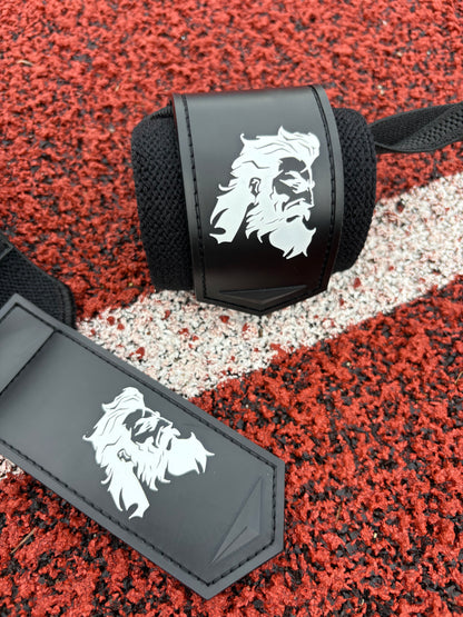 Zeus Athletics Havy Duty Wrist Wraps - Black